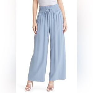 Nordstrom Open Edit Wide Leg Pant with Drawstring